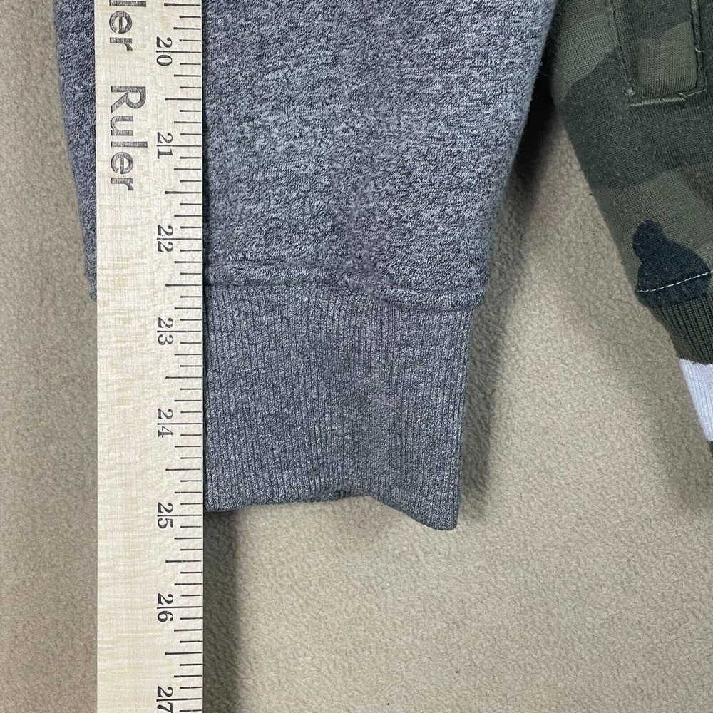 Ecko Unltd Hoodie Jacket Adult Large Gray/Camo Heavyweight Full Zip Mens - Picture 7 of 13